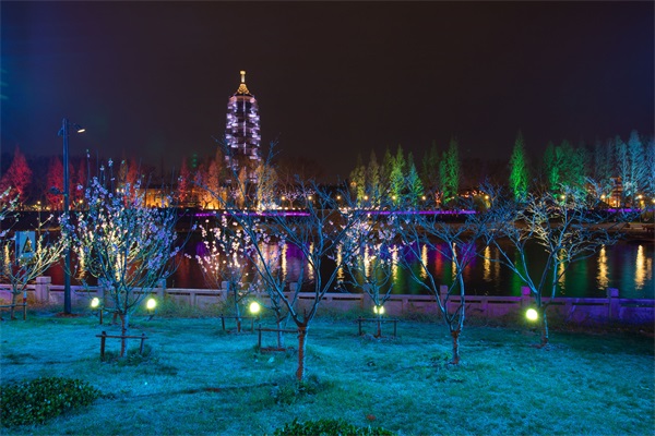 公園夜景亮化照明