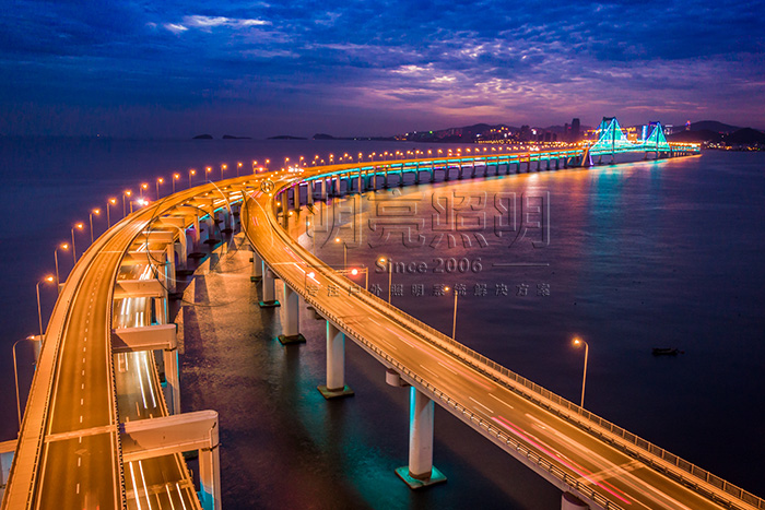 大橋夜景照明